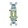 Leviton 15 amps Toggle Switch Ivory 01453-2IS